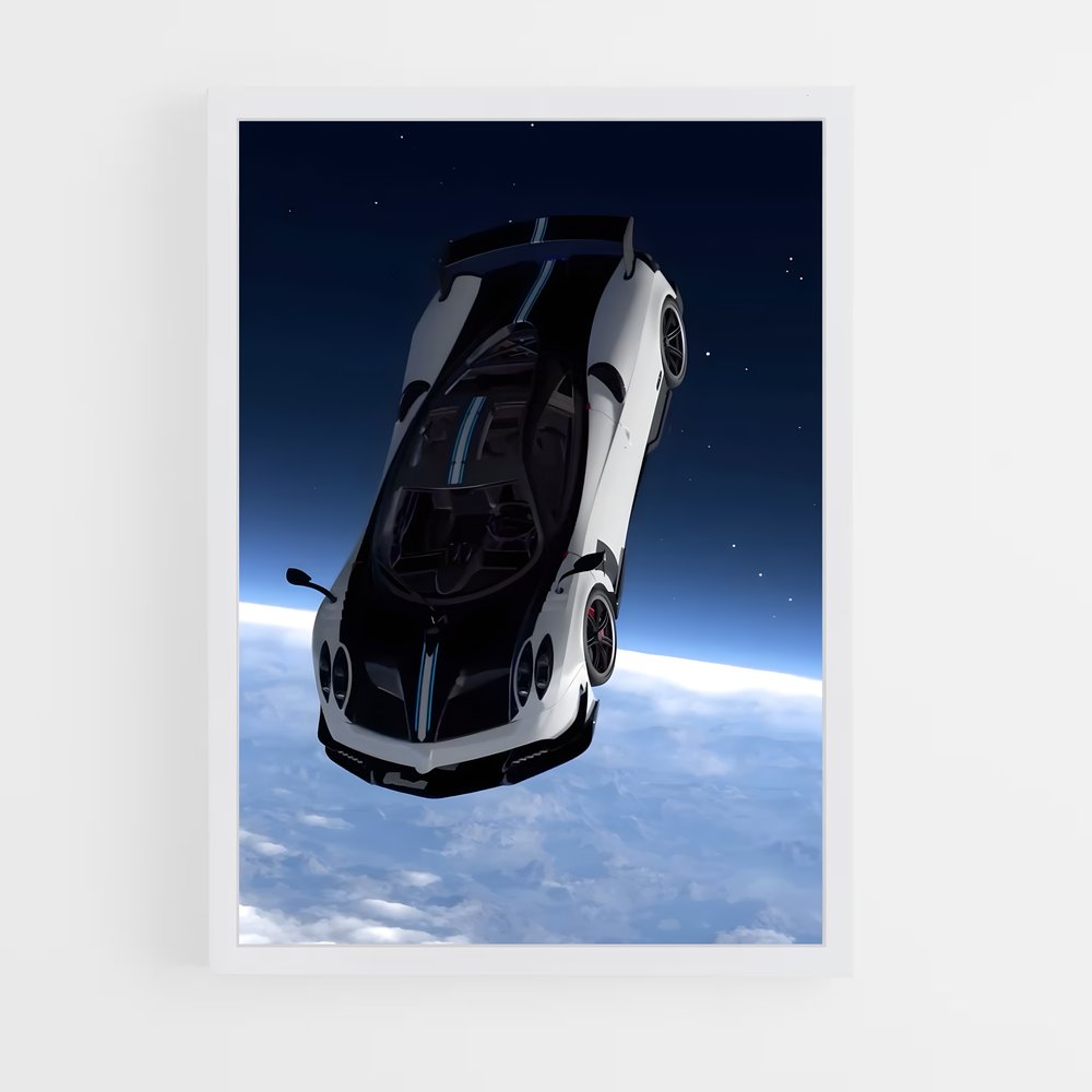 Poster Huayra Vers l'Infini – affiche Pagani (vue 3)